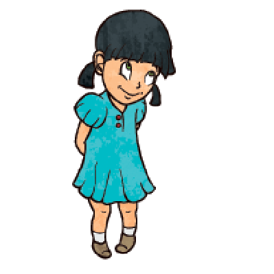 399x399 Blue Dress Clipart Animated