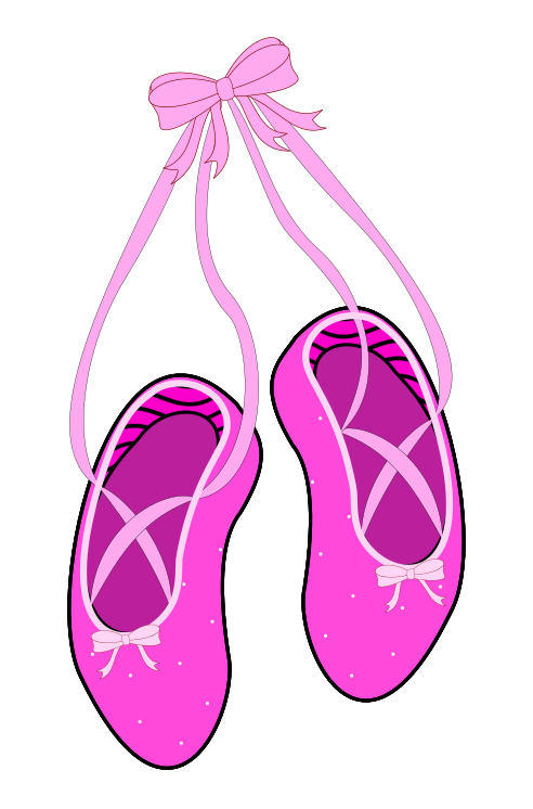 492x746 Image Of Ballet Shoes Clipart