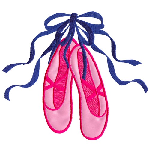 500x500 Pink Pointe Shoes Clip Art