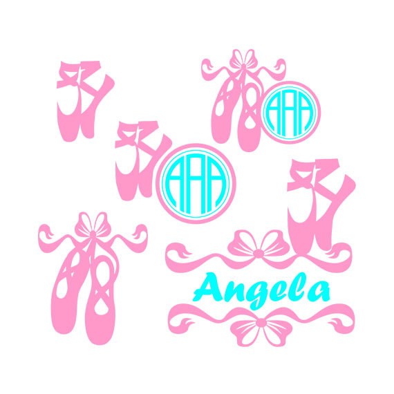 570x570 Svg Ballet Shoes Clipart