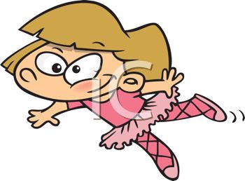 350x258 Royalty Free Clip Art Image Cute Cartoon Of A Little Girl Doing