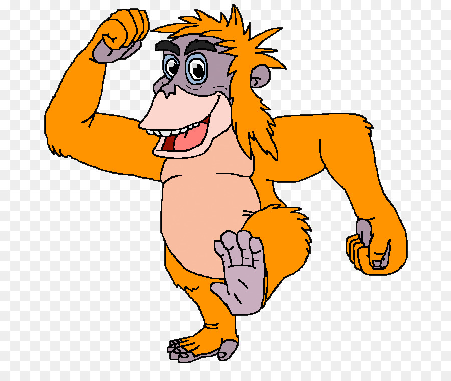 900x760 King Louie Dog Orangutan Clip Art