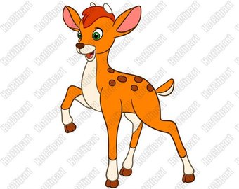 340x270 Bambi Clipart Etsy