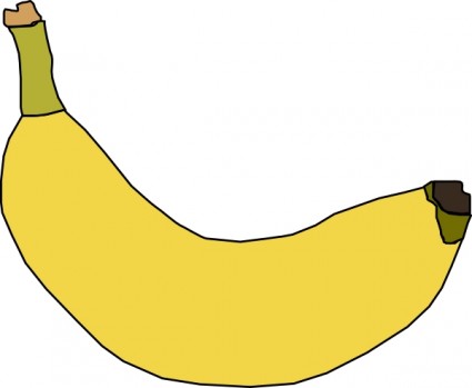 425x349 Banana Clip Art Free Vector In Open Office Drawing Svg Svg 2