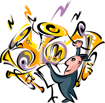 350x343 Image Of Band Clipart
