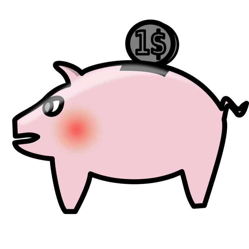 800x800 Piggy Bank Clip Art Free. Clipart Panda