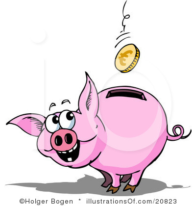 400x420 Piggy Bank Money Clipart