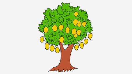 454x255 Top 25 Tree Coloring Pages For Your Little Ones