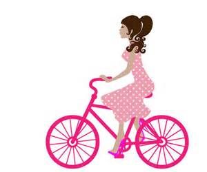 300x250 Girl On Bike Clipart Free Stock Illustration