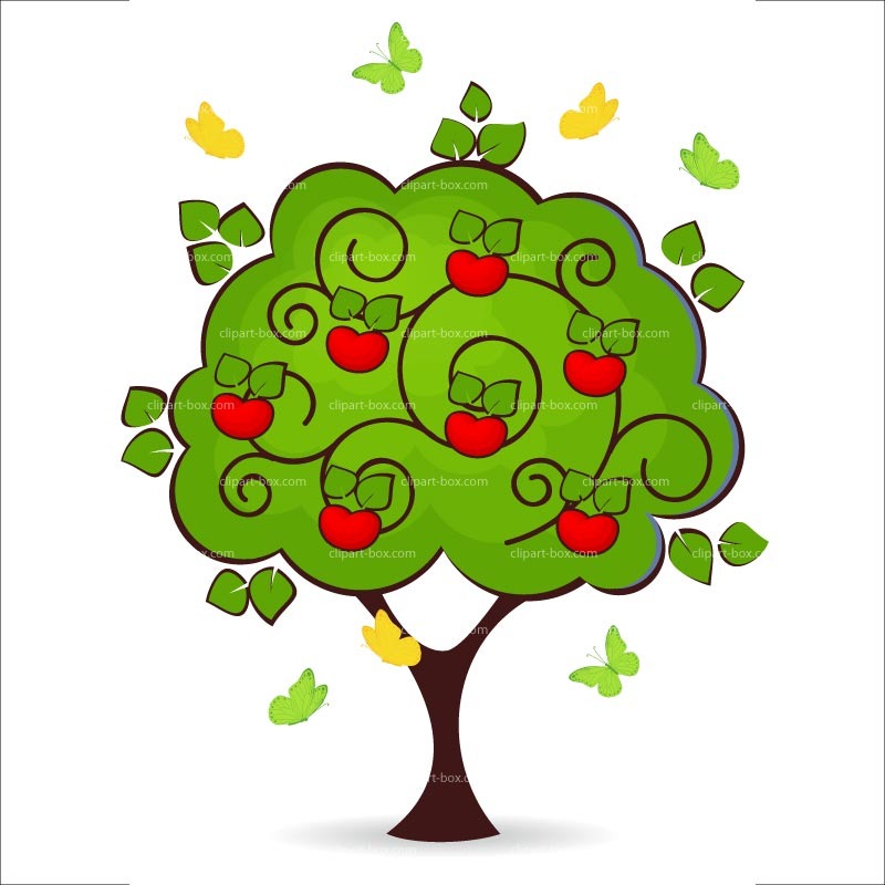 800x800 Top Of Bare Apple Tree Clipart Letters Format