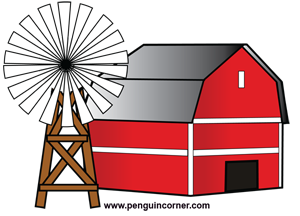 300x216 Free Barn Clipart Image