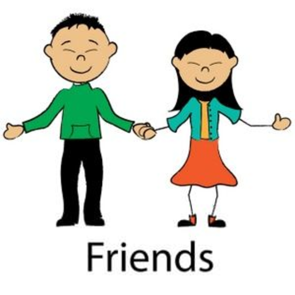 600x600 Free Cartoon Friends Clipart Free Images