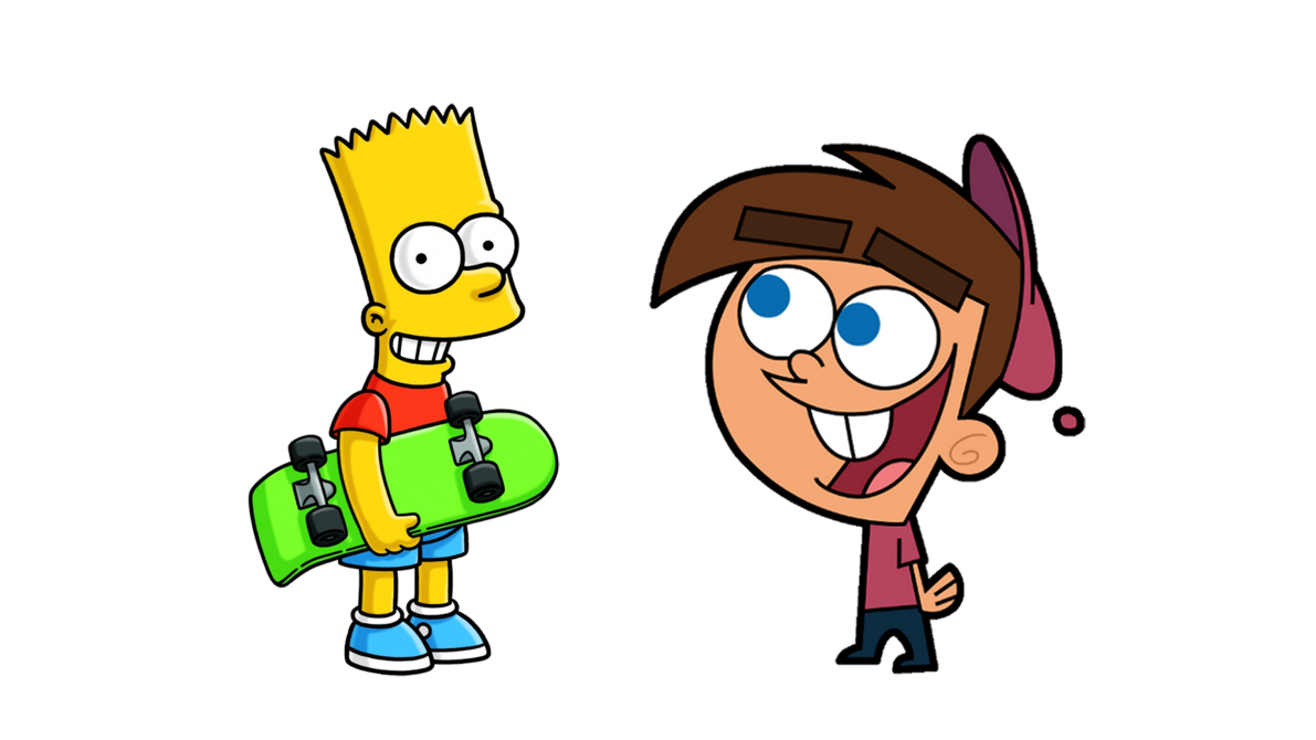 1191x670 Bart Simpson And Timmy Turner By Arthony70100