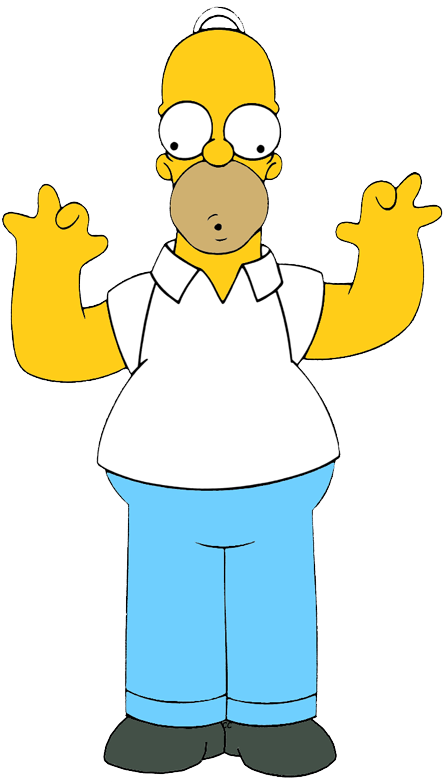 447x782 The Simpsons Clip Art Cartoon Clip Art