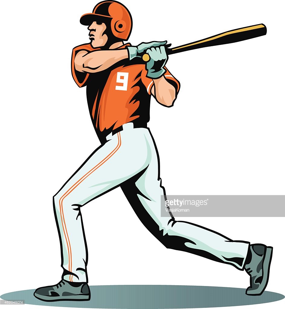 944x1024 Baseball Player Swinging Bat Clip Art