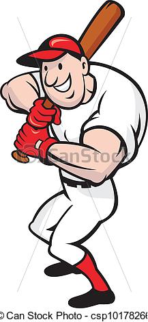 217x470 Baseball Player Batting Cartoon. Cartoon Illustration Of A Clip