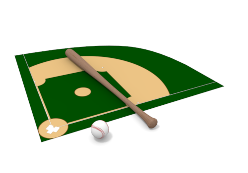 500x350 Baseball Field Clipart Free
