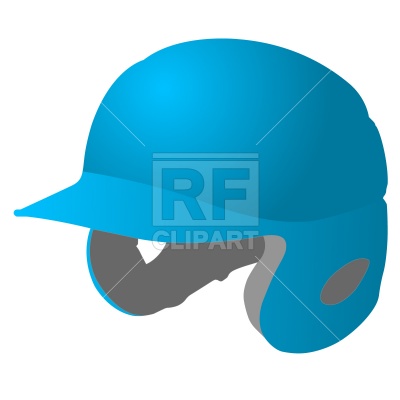 400x400 Baseball Player's Helmet Free Download Vector Clip Art Image