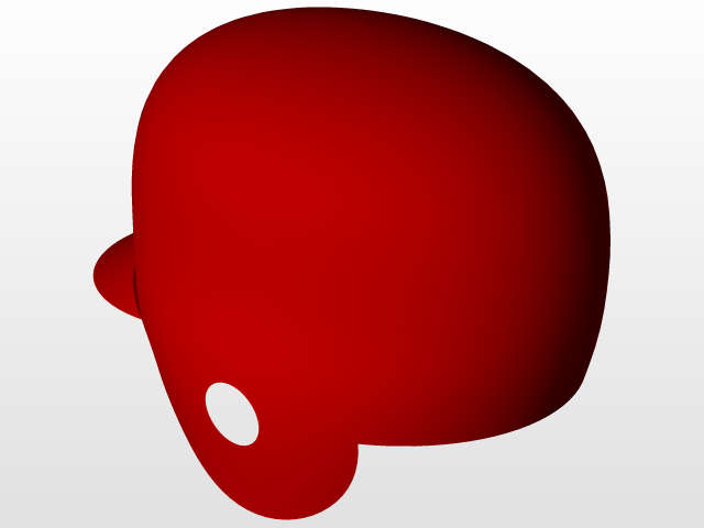 640x480 Baseball Helmet 3d Cad Model Library Grabcad