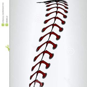 300x300 B W Baseball Laces Artwork