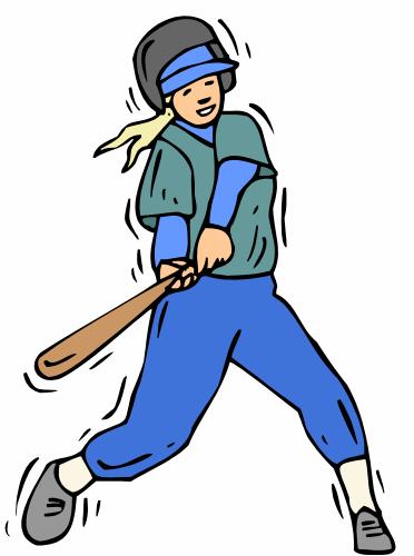 372x500 Baseball Player Clipart Free