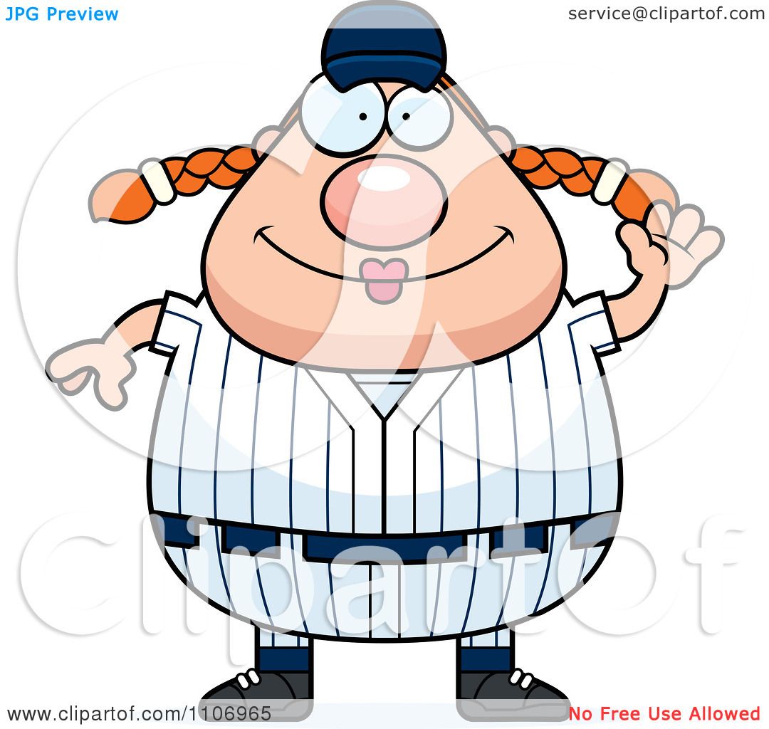 1080x1024 Clipart Waving Female Baseball Player