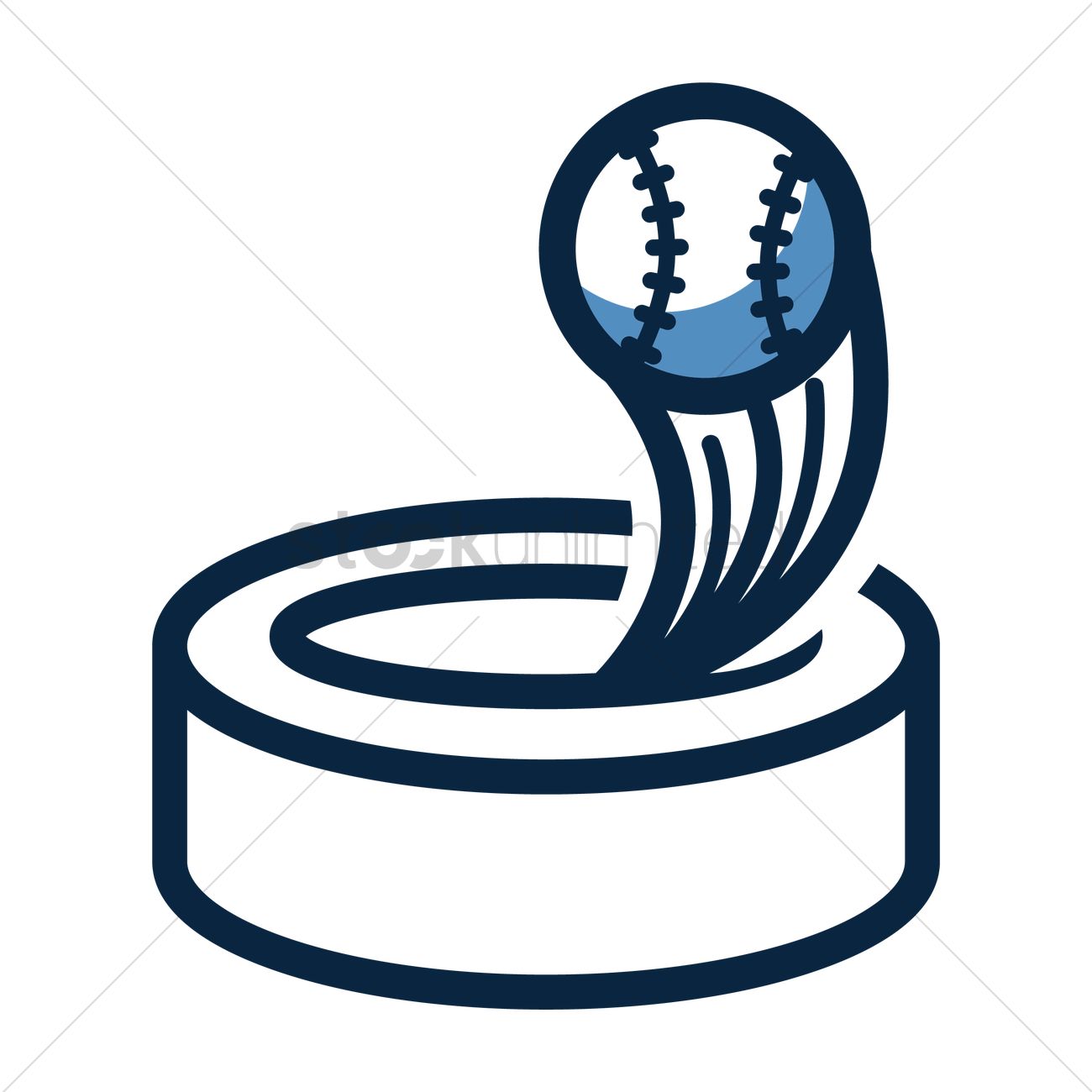 1300x1300 Baseball Stadium And Homerun Icon Vector Image