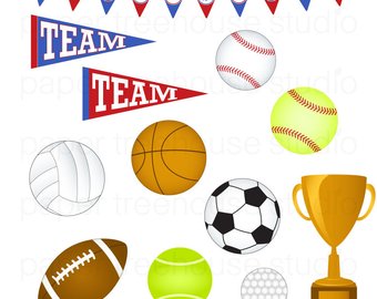 340x270 Sport Clip Art Etsy Studio