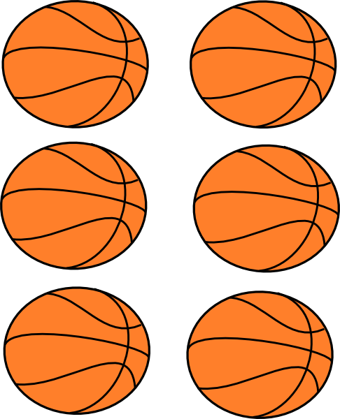 486x600 Basketball Clipart Free Printable Basketball Boarder Clip Art