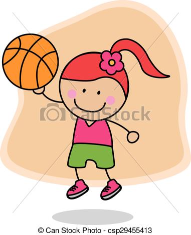 381x470 Basket Ball Girl.