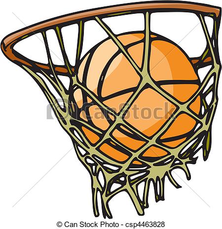450x464 Basketball Vector