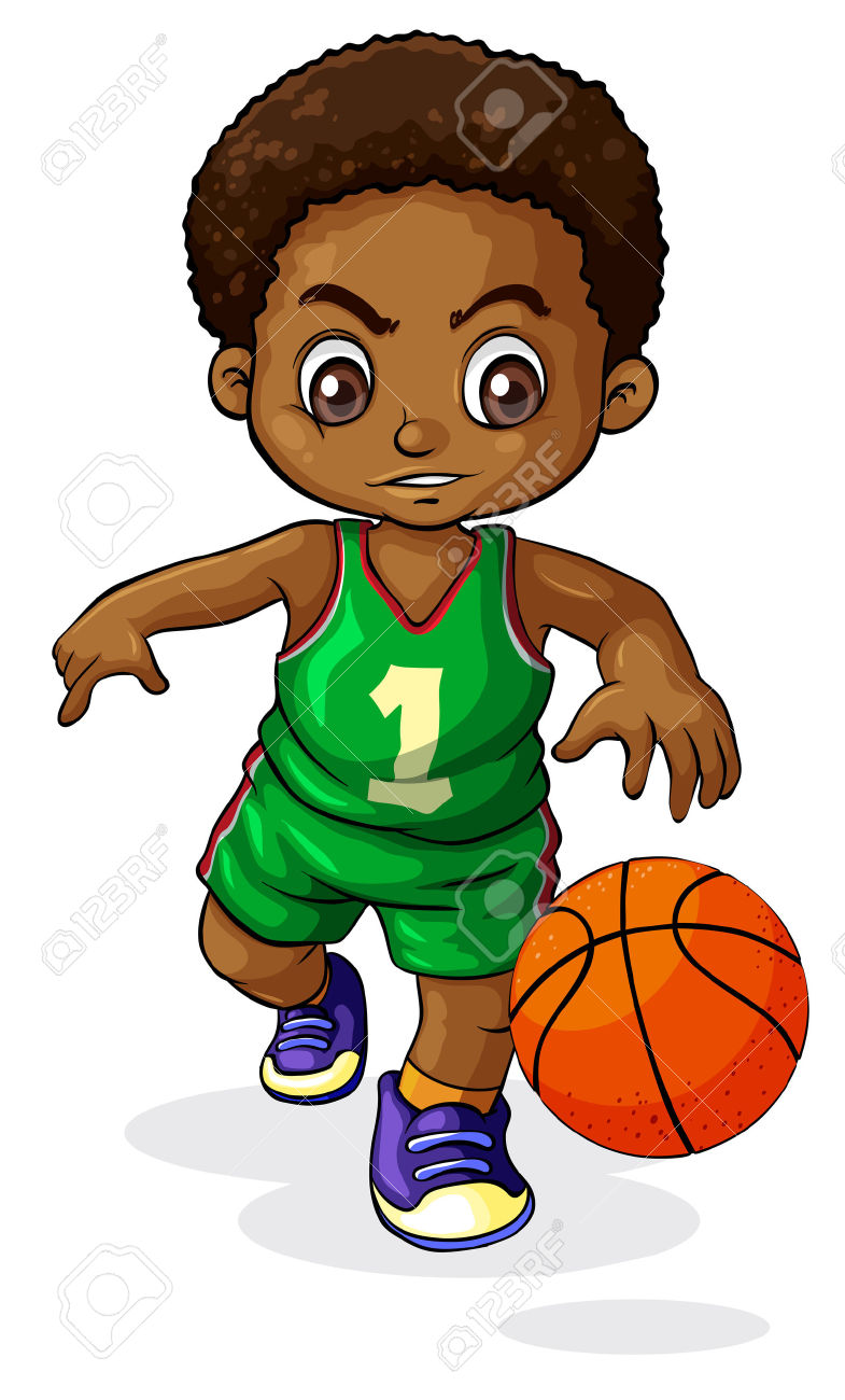 785x1300 Clipart Playing Basketball Inside