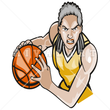 361x361 Sports Clipart Image Of Girl Basketball Player Clip Art Httpwww