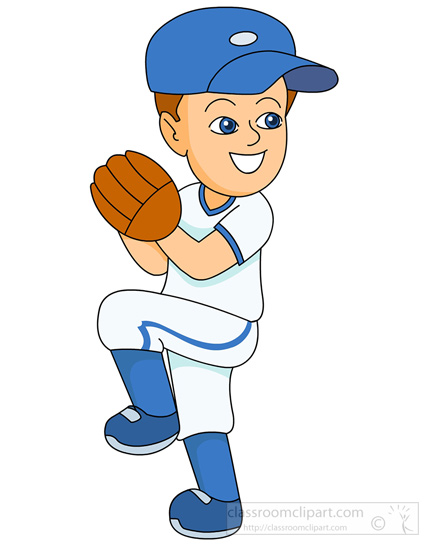 434x550 Baseball Players Clipart