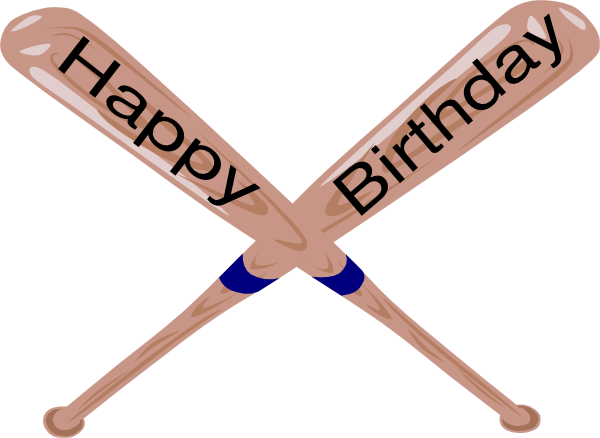 600x438 Crossed Baseball Bat Clip Art