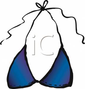 289x300 Clip Art Image A Bikini Top