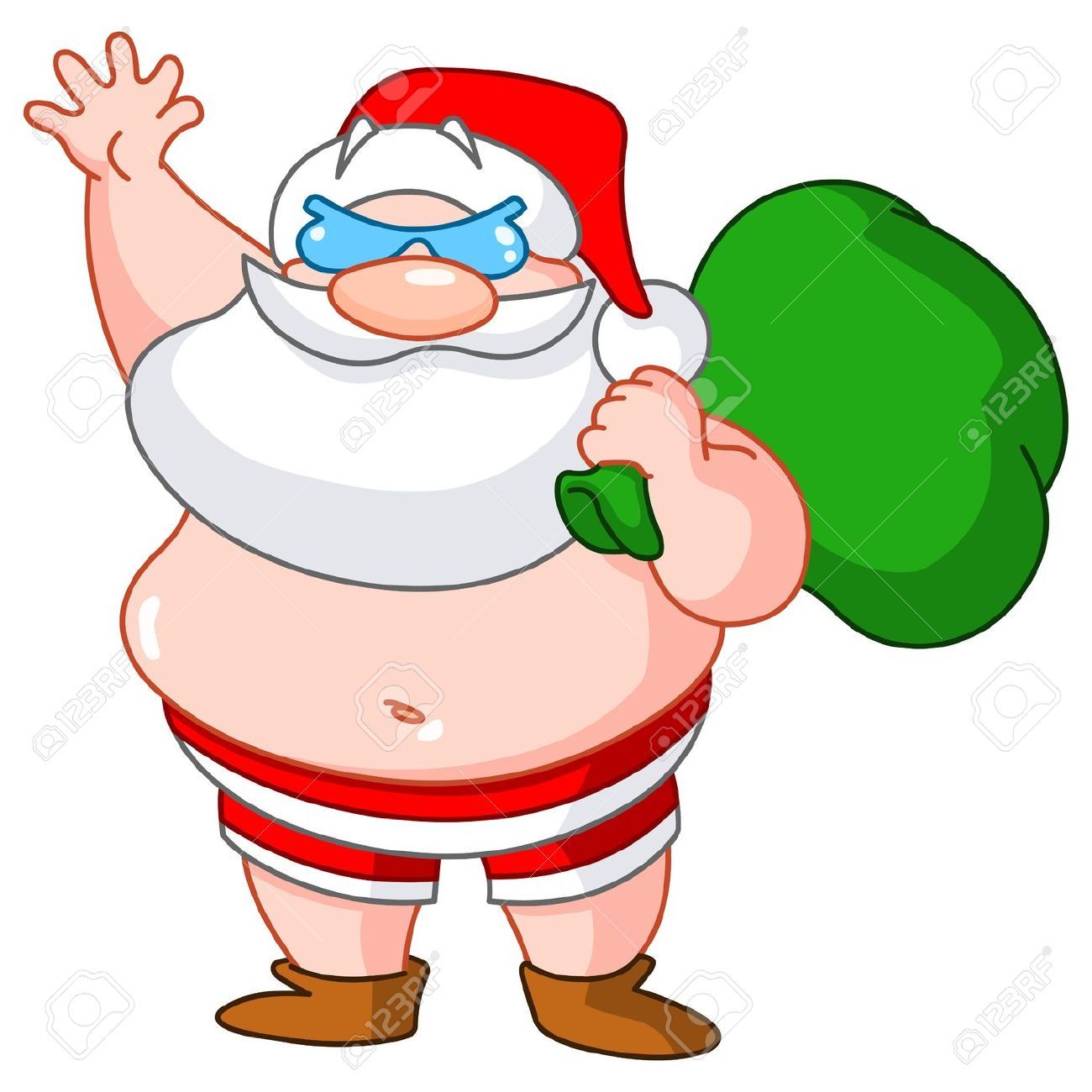 1300x1300 Image Result For Santa In A Bathing Suit Clipart 3rd Grade