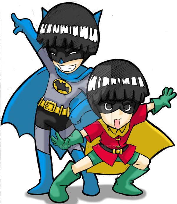 600x692 Batman And Robin By Forte Girl7
