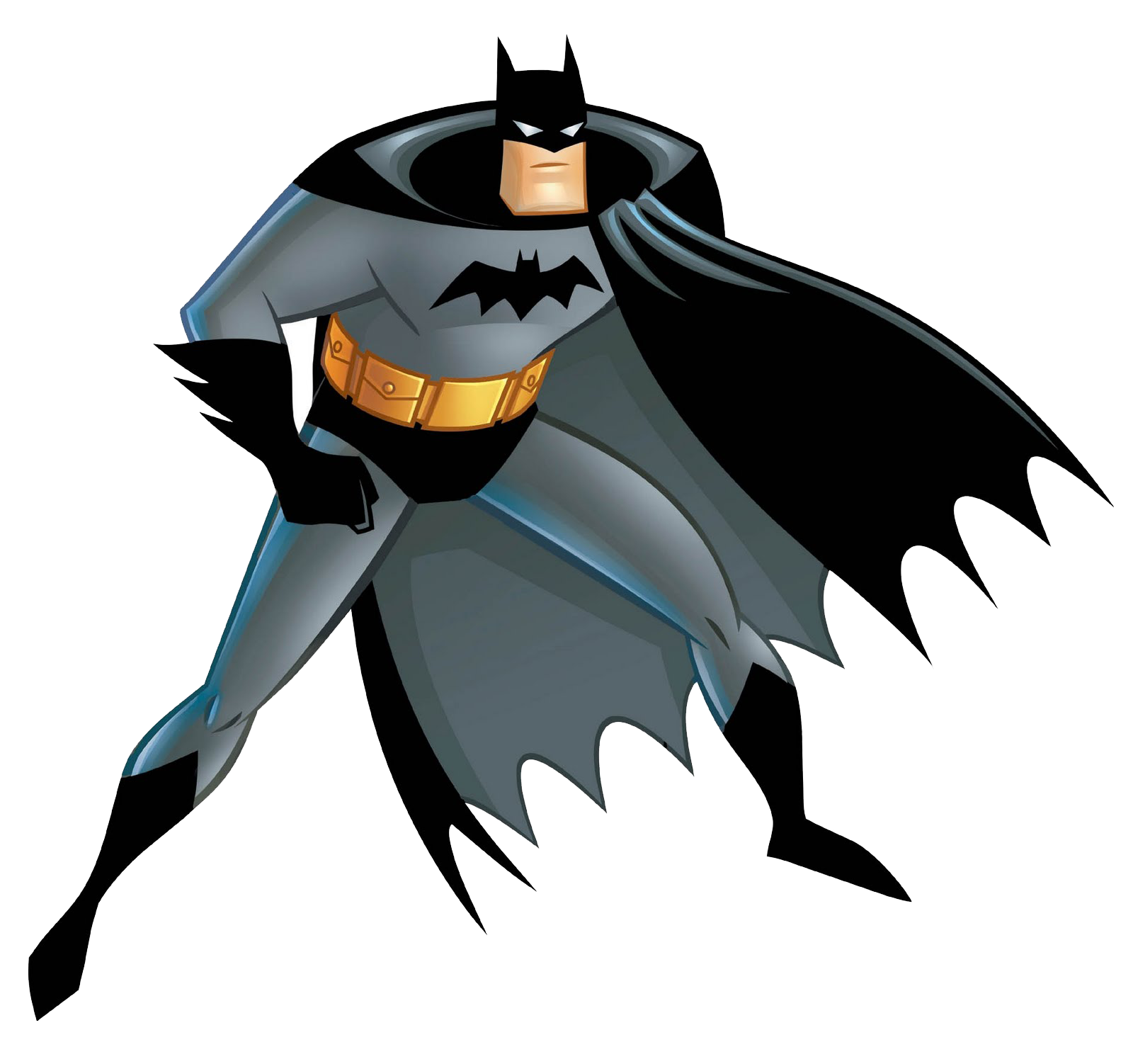 1600x1502 Batman Hd Cartoon Clipart Png