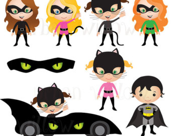 340x270 Clipart Superhero ,digital Clipart, Superhero Clipart, Superhero
