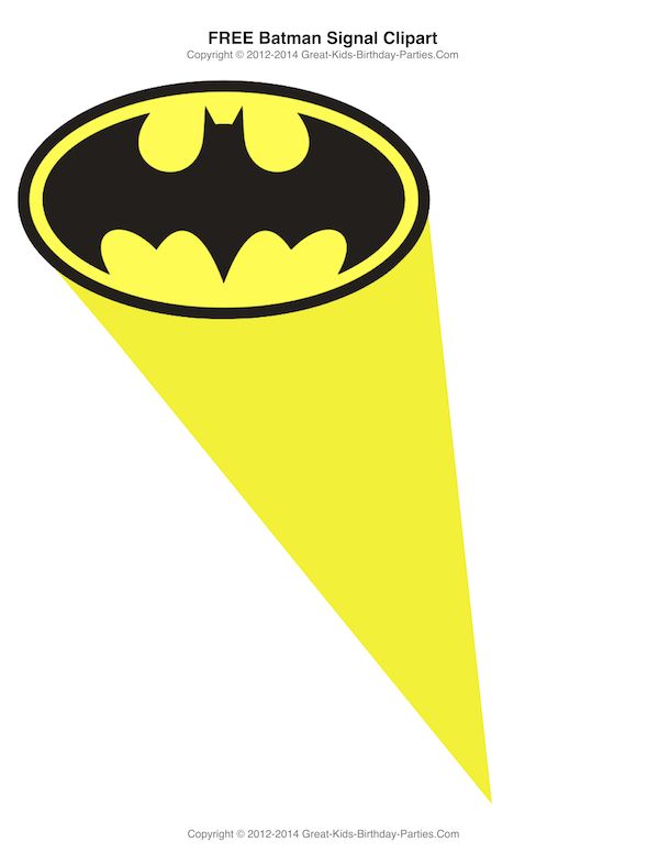 600x776 Batman Signal Clip Art Clipart