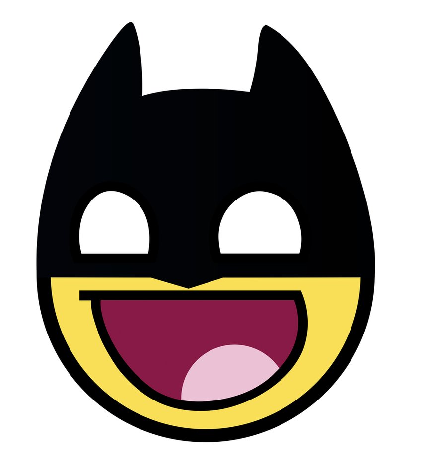 848x941 Batman Awesome Smiley By E Rap