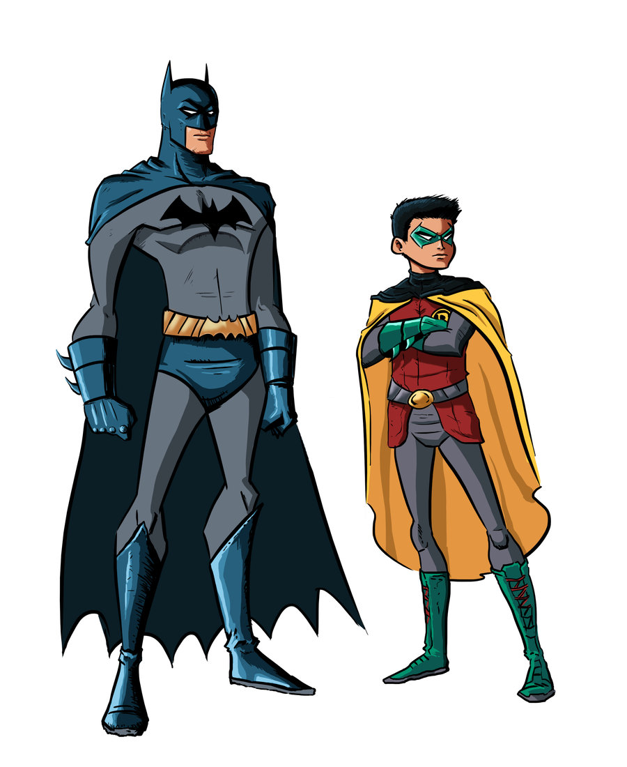 900x1100 Clip Art Batman And Robin Clip Art