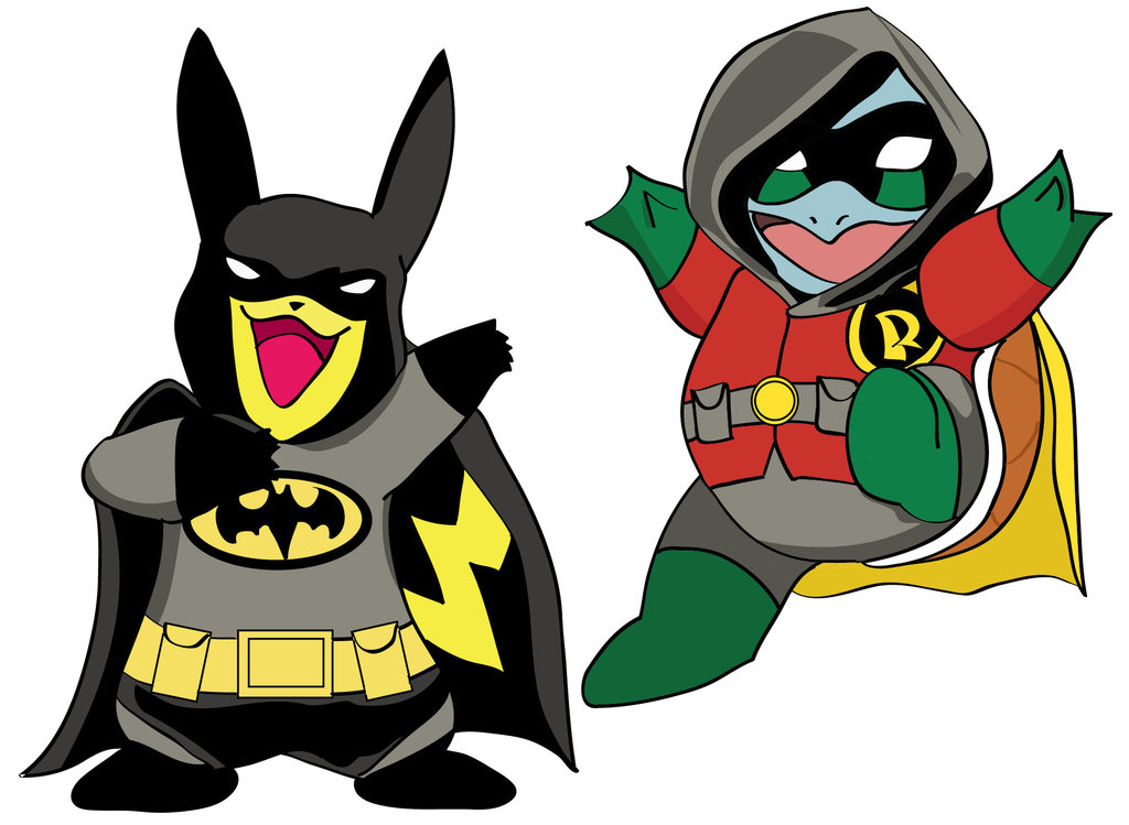 1024x749 Pokemon Batman And Robin By Gamexoverdose