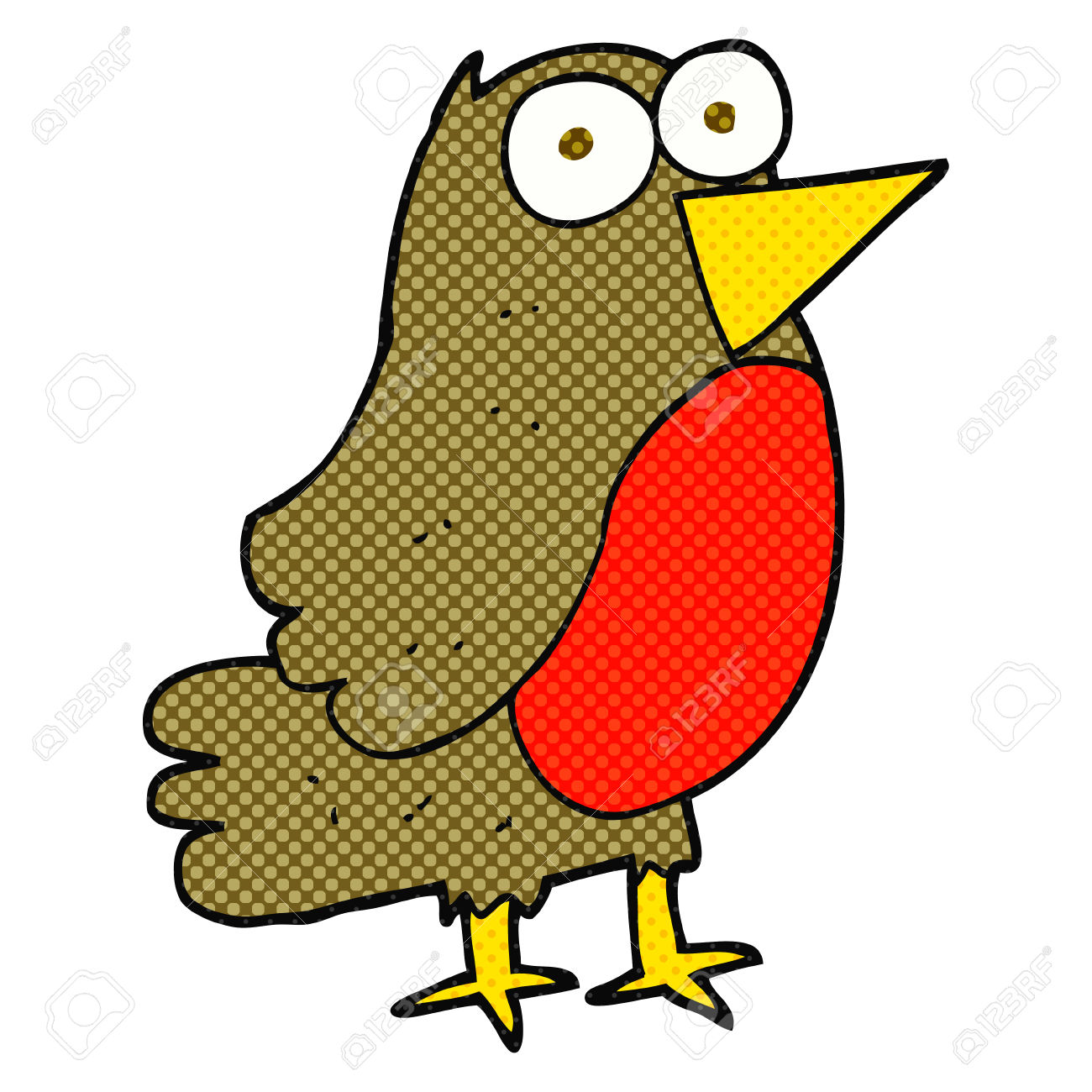 1300x1300 Robin Clipart Drawn