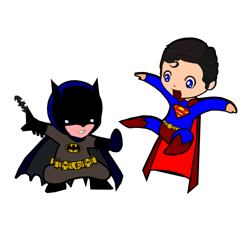 800x800 Superman Vs Batman Clipart Image Group