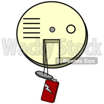 400x400 Clipart Illustration Ofn Off White Smokend Firelarm