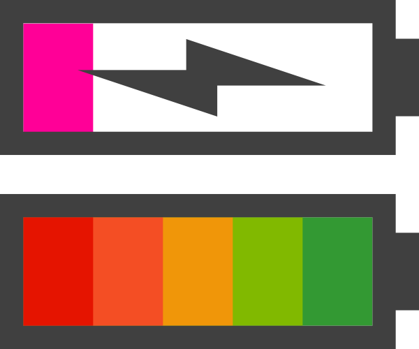 600x500 Battery Charging Clipart