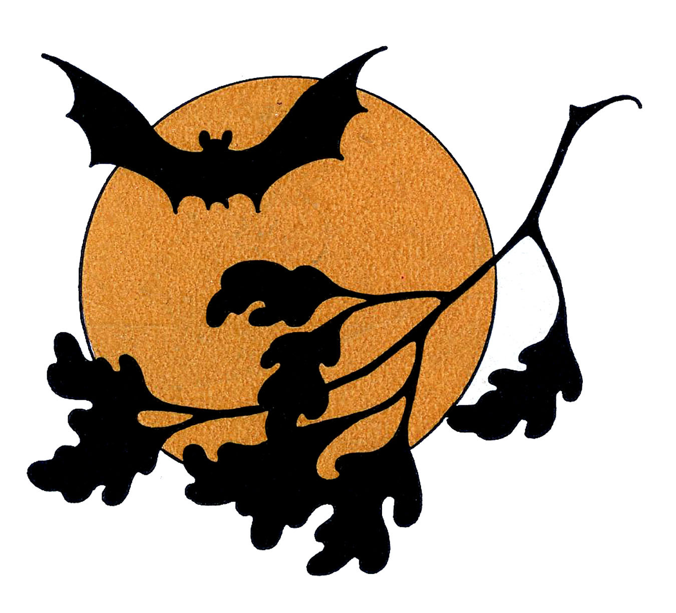1350x1225 Vintage Halloween Clip Art Bat With Moon The Graphics Fairy Lovely
