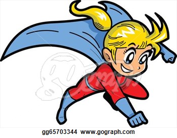 350x273 Super Girl Clipart Cape